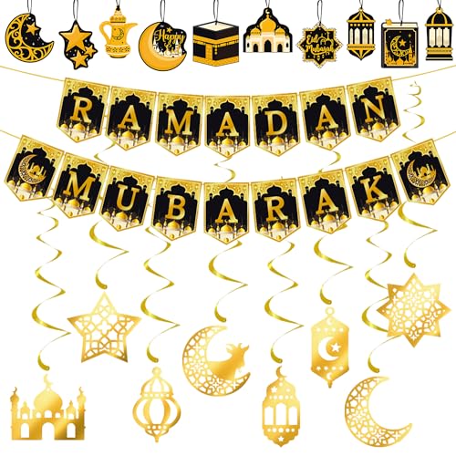 Ramadan Mubarak Girlande Eid Dekorationen Ramadan Mubarak Girlande Eid Dekorationen von Jiusely