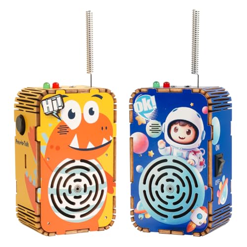 Science Kits für Kinder Alter 6-12 12-14, STEM Kits für Kinder Alter 6-10, Bauen Sie Ihr eigenes Walkie-Talkie Kit, DIY Elektronische Handwerksprojekte Geschenke für Mädchen Jungen 6+ Jahre alt Science Kits für Kinder Alter 6-12 12-14, STEM Kits für Kinder Alter 6-10, Bauen Sie Ihr eigenes Walkie-Talkie Kit, DIY Elektronische Handwerksprojekte Geschenke für Mädchen Jungen 6+ Jahre alt von Jixin Xyzhi