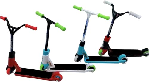 Jizlan Professionelles Finger-Scooter-Spielzeug, Metalllegierung, für Griffbrett-Hindernisse, Griffbrett, Parks und Wettbewerbe, Skateboard-Fingerbretter, Legierung + Kunststoff, 4 Stück Jizlan Professionelles Finger-Scooter-Spielzeug, Metalllegierung, für Griffbrett-Hindernisse, Griffbrett, Parks und Wettbewerbe, Skateboard-Fingerbretter, Legierung + Kunststoff, 4 Stück von Jizlan