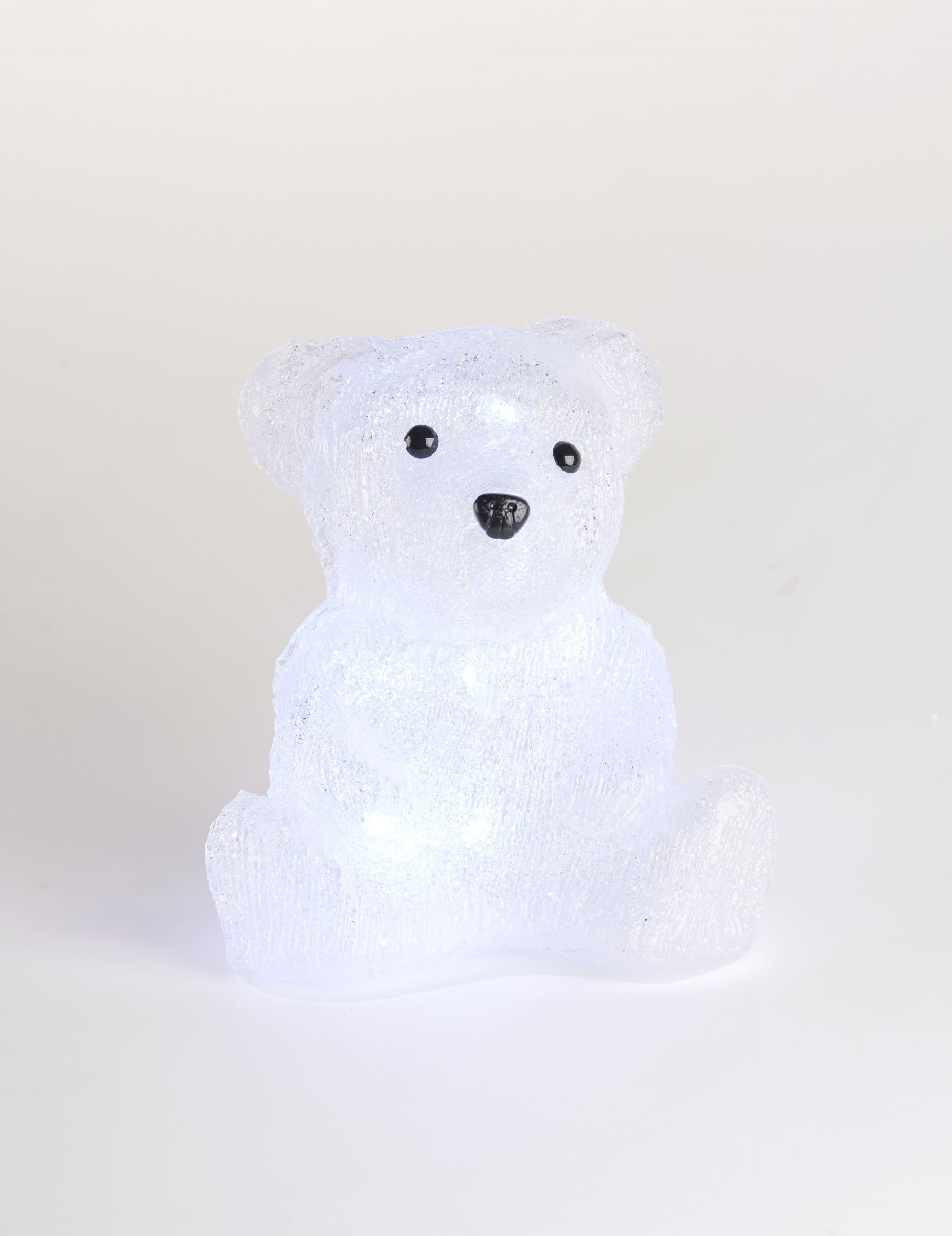 Leuchtender Eisbär Weihnachts-Dekofigur weiß 20 cm Leuchtender Eisbär Weihnachts-Dekofigur weiß 20 cm von JJA