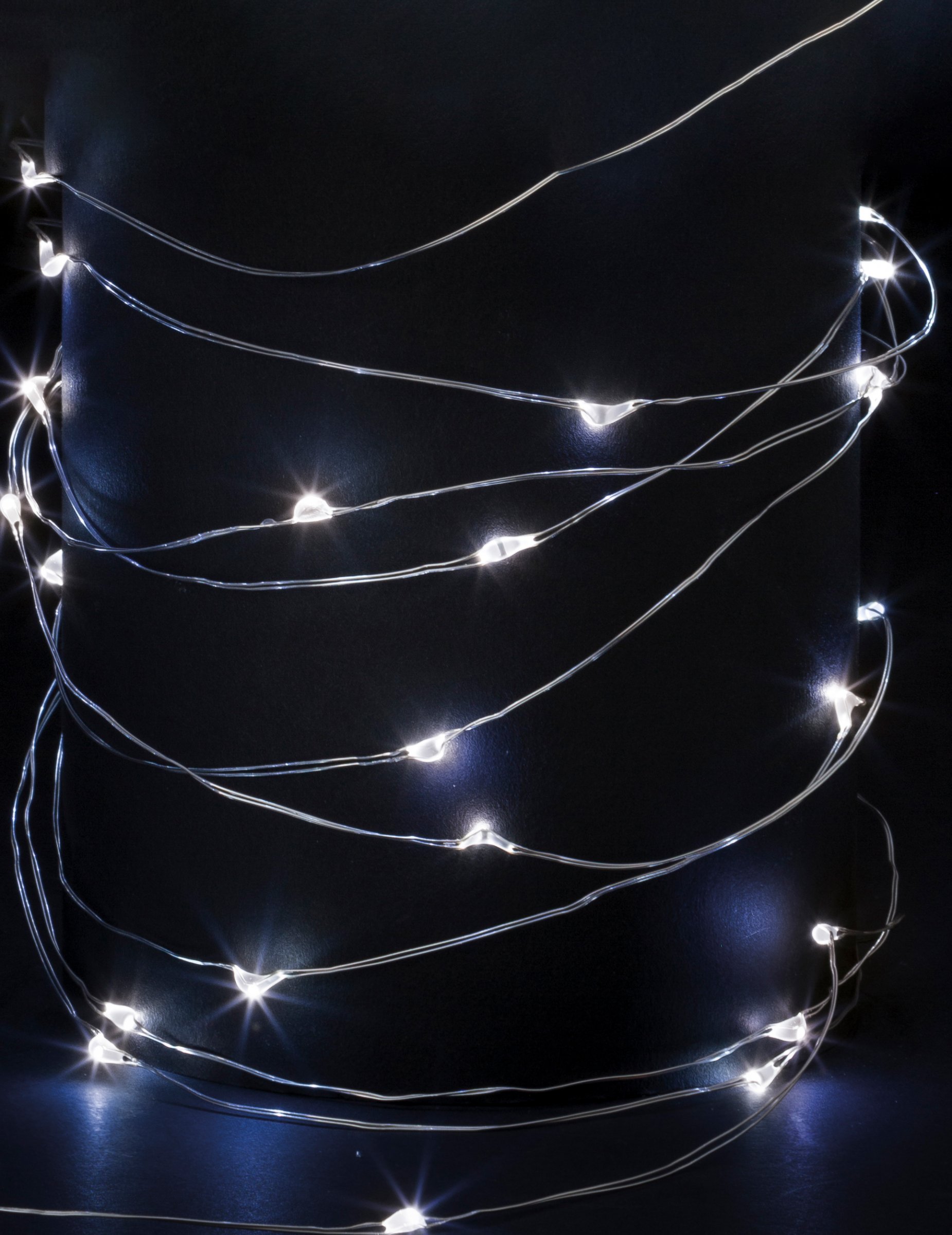 Lichterkette Christbaumschmuck weiß 10 m Lichterkette Christbaumschmuck weiß 10 m von JJA