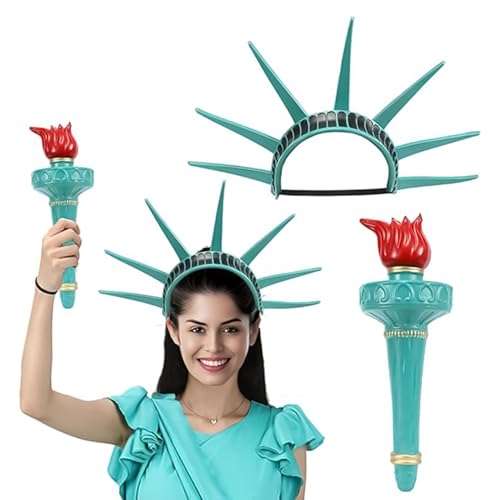 Jlkegfdf Haarband mit Göttin, Statue der Haarbänder, Dame, Haarstatue, Haarreifen, Kopfschmuck, Freiheit, Stirnband, Statue des Patriotischen Tages Jlkegfdf Haarband mit Göttin, Statue der Haarbänder, Dame, Haarstatue, Haarreifen, Kopfschmuck, Freiheit, Stirnband, Statue des Patriotischen Tages von Jlkegfdf