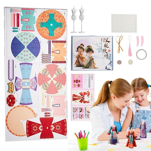 Jlkegfdf Handgemachte Antike Kostüm Puppe - Kulturelle Bildung Kostüm Puppe Interaktive Umhang Puppe | Süße Puppe Kleidung Langlebig für Geburtstag Ostern Weihnachten von Jlkegfdf