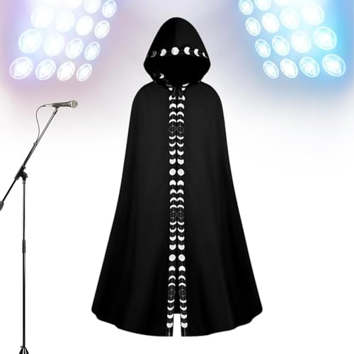 Jlkegfdf Hexenumhang für Erwachsene, Halloween, Cosplay, Kostüm, Umhang, Uni, volle Länge, wiederverwendbar, langer Kapuzenmantel, Umhang für Bühnenauftritte, Rollenspiele Jlkegfdf Hexenumhang für Erwachsene, Halloween, Cosplay, Kostüm, Umhang, Uni, volle Länge, wiederverwendbar, langer Kapuzenmantel, Umhang für Bühnenauftritte, Rollenspiele von Jlkegfdf