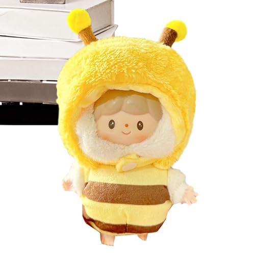 Jlkegfdf Kinder Puppe Dress Up Kleidung | Puppenkleidung Anzug Dress Up Spielzeug Zubehör | Weiche Anime Plüsch Kleidung Kleidung Anzug Outfit Zubehör Plüsch Puppenkleidung für Mädchen von Jlkegfdf