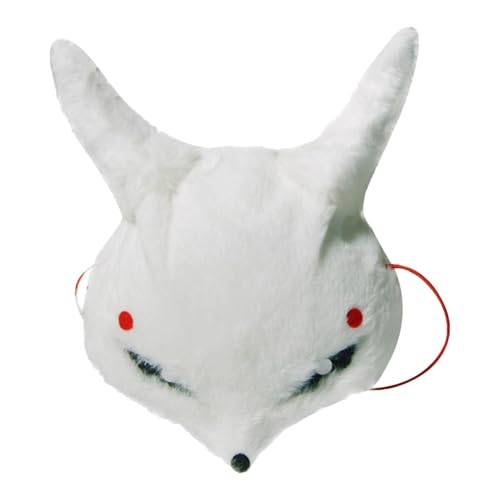 Jlkegfdf Pelzige Tiermaskerade | Cosplay Plüsch Pelzgesichtsabdeckung | Cosplay Requisiten, niedliche weiße Tiergesichtsmaskerade für Ostern, Karneval, Halloween Jlkegfdf Pelzige Tiermaskerade | Cosplay Plüsch Pelzgesichtsabdeckung | Cosplay Requisiten, niedliche weiße Tiergesichtsmaskerade für Ostern, Karneval, Halloween von Jlkegfdf