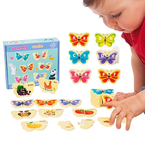 Alphabet Tiere Puzzle,Tierisches Denkspielzeug Aus Holz | Lernspielzeug Zur Feinmotorik Für Kinder Ab 3 Jahre Kindergarten Vorschule Homeschooling Und Reisen Alphabet Tiere Puzzle,Tierisches Denkspielzeug Aus Holz | Lernspielzeug Zur Feinmotorik Für Kinder Ab 3 Jahre Kindergarten Vorschule Homeschooling Und Reisen von Jlobnyiun