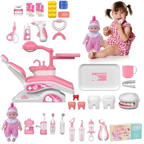 Arztset Für Kleinkinder, Rollenspielspielzeug Für Kinder | Realistisches Zahnarzt-Spielset, Sicheres Arzt-Spielset | Interaktives Lernspielzeug Für Kinder, Und Mädchen Arztset Für Kleinkinder, Rollenspielspielzeug Für Kinder | Realistisches Zahnarzt-Spielset, Sicheres Arzt-Spielset | Interaktives Lernspielzeug Für Kinder, Und Mädchen von Jlobnyiun