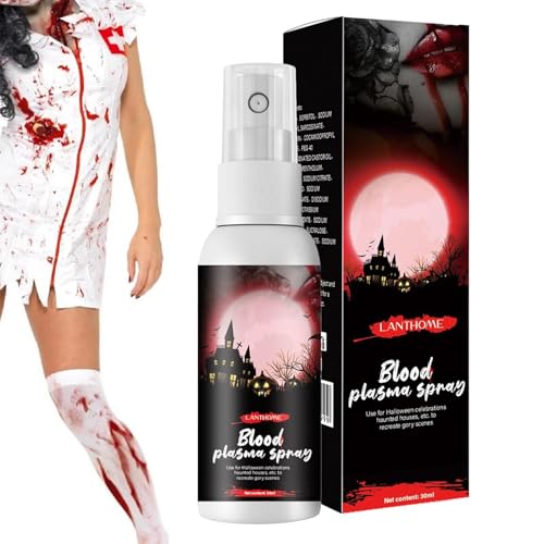 Blood Splatter Spray - Zombie Kostüm Blut, Halloween Make-up Blut | Waschbares Blutspray, Realistisches Kunstblut für Cosplay, Party Make-up Blut, Halloween Blut Effekte, Make-up Blut für Kostüme Blood Splatter Spray - Zombie Kostüm Blut, Halloween Make-up Blut | Waschbares Blutspray, Realistisches Kunstblut für Cosplay, Party Make-up Blut, Halloween Blut Effekte, Make-up Blut für Kostüme von Jlobnyiun