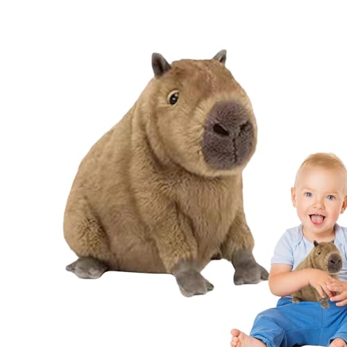 Capybara Plüschtier, Capybara Plüschkissen | Riesiges Kissen aus weichem und bequemem Plüsch, niedliches Capybara Plüschtier für die Raumdekoration und Geschenkidee für Erwachsene und Fill von Jlobnyiun