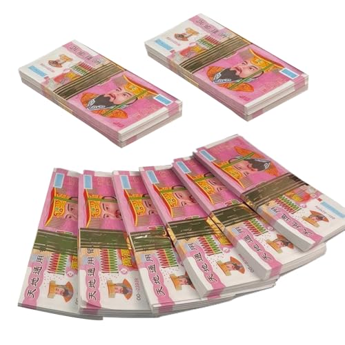 Geld für Vorfahren, traditionelle chinesische Münze, Bankspielzeug, für Partys, Feste, verstorbene Gräber, spirituelle Welt, Beerdigung, Geisterfeg, Segen, Dekoration von Jlobnyiun