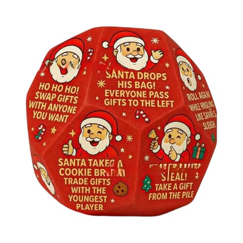 Jeu de dés Holiday - Swap du Père Noël de Noël, activité d'échange de famille | Jeu de rouleau passionnant avec le thème saisonnier et les règles engageantes simples, la fête festive est idéale pour l Jeu de dés Holiday - Swap du Père Noël de Noël, activité d'échange de famille | Jeu de rouleau passionnant avec le thème saisonnier et les règles engageantes simples, la fête festive est idéale pour l von Jlobnyiun
