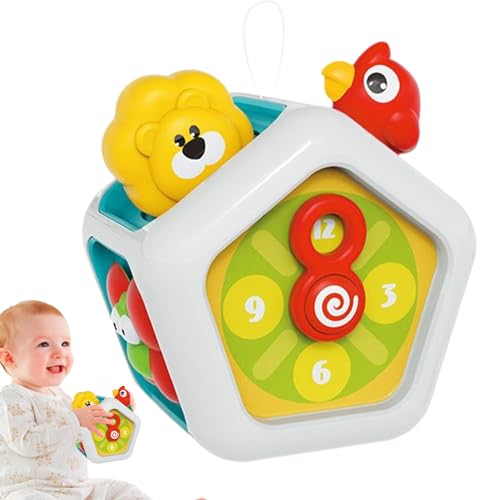 Jlobnyiun Animierter Würfel, Babyspielzeug, Würfel, sensorische Aktivität | Entwicklung der Bildung bis zum Vorschullernen, Fidget Spielzeug für Reisen, verbessert die Feinmotorik Jlobnyiun Animierter Würfel, Babyspielzeug, Würfel, sensorische Aktivität | Entwicklung der Bildung bis zum Vorschullernen, Fidget Spielzeug für Reisen, verbessert die Feinmotorik von Jlobnyiun