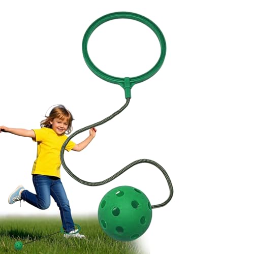 Jlobnyiun Ball Überspringen, Knöchel Überspringen Ball, Weicher Sprungring Rotierende Einbeinige Schwung, Koordination Fitness Außen Übung ÜberspringenSpielzeug Für Den Kinder von Jlobnyiun