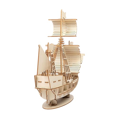Jlobnyiun Baustein-Set, Baustein-Set - 3D-Holz-Segelboot Puzzle-Bausatz, kreatives Bausatz, DIY-Tisch-Puzzleblöcke für Jlobnyiun Baustein-Set, Baustein-Set - 3D-Holz-Segelboot Puzzle-Bausatz, kreatives Bausatz, DIY-Tisch-Puzzleblöcke für von Jlobnyiun