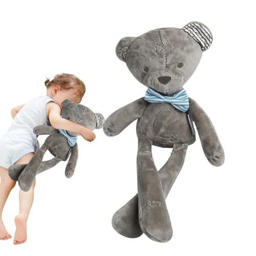 Jlobnyiun Beruhigendes Bären-Spielzeug, beruhigendes Baby-Spielzeug | Plüschtier mit Schleife, bequem, weich und bequem, Plüschtiere Jlobnyiun Beruhigendes Bären-Spielzeug, beruhigendes Baby-Spielzeug | Plüschtier mit Schleife, bequem, weich und bequem, Plüschtiere von Jlobnyiun