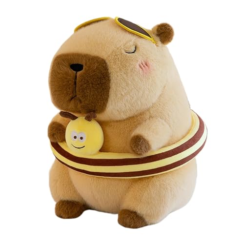 Jlobnyiun Capybara Plüschtier – Plüschtier Cartoon, Plüschtiere | Kissen Tiere aus Plüsch, weiches Plüschtier für Tiere, PE-Spielzeug Jlobnyiun Capybara Plüschtier – Plüschtier Cartoon, Plüschtiere | Kissen Tiere aus Plüsch, weiches Plüschtier für Tiere, PE-Spielzeug von Jlobnyiun