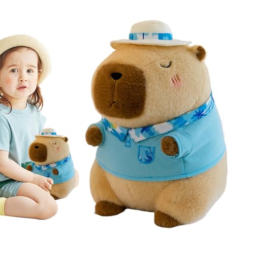Jlobnyiun Capybara Plush – weiches Plüschtier in Form eines Cartoon-Tiers | Tierkissen aus Plüsch, 9,5 Zoll, Plüschspielzeug für niedliches Tier, Puppenspielzeug Jlobnyiun Capybara Plush – weiches Plüschtier in Form eines Cartoon-Tiers | Tierkissen aus Plüsch, 9,5 Zoll, Plüschspielzeug für niedliches Tier, Puppenspielzeug von Jlobnyiun