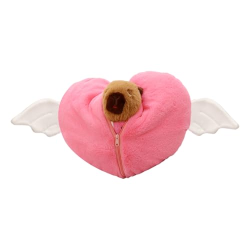 Jlobnyiun Capybara aus Plüsch, Capybara Plüschtier, niedlich, weich, kreativ, umarmt Puppe, Kissen für Tierpuppe, bequemes Plüschtier, Capybara-Spielzeug, niedliches Spielzeug für die Jlobnyiun Capybara aus Plüsch, Capybara Plüschtier, niedlich, weich, kreativ, umarmt Puppe, Kissen für Tierpuppe, bequemes Plüschtier, Capybara-Spielzeug, niedliches Spielzeug für die von Jlobnyiun