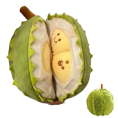 Jlobnyiun Durian-Spielzeug, Durian-Plüschtier | Kreatives abnehmbares Kissen aus Durian-Plüsch, entspannendes Spielzeug für die Dekoration von Haus und Auto Jlobnyiun Durian-Spielzeug, Durian-Plüschtier | Kreatives abnehmbares Kissen aus Durian-Plüsch, entspannendes Spielzeug für die Dekoration von Haus und Auto von Jlobnyiun