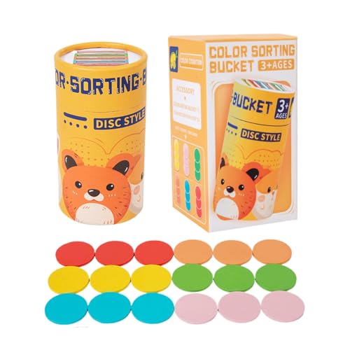 Jlobnyiun Farbübereinstimmungsspielzeug, sensorisches Sortierspielzeug für Farben | Lernspielzeug, Farbsortierspielzeug aus Holz | Lernaktivitäten von Jlobnyiun