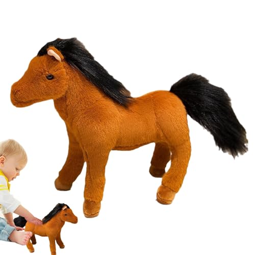 Jlobnyiun Flauschiges Tier zum Pferd, Reiten | Schönes Plüschtier aus Plüsch – aus Plüsch, Schreibtischdekoration aus Karton D Jlobnyiun Flauschiges Tier zum Pferd, Reiten | Schönes Plüschtier aus Plüsch – aus Plüsch, Schreibtischdekoration aus Karton D von Jlobnyiun