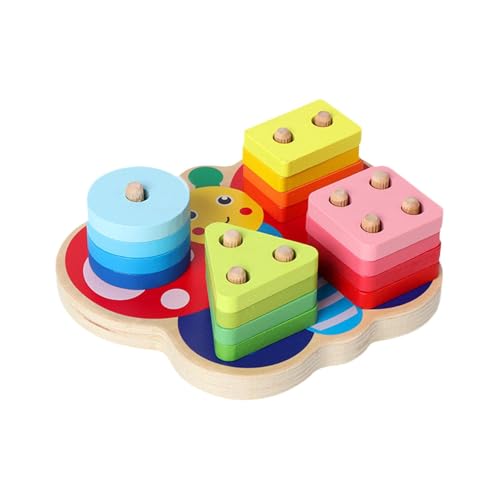 Jlobnyiun Formenauswahlspielzeug aus Holz, verschiedene Formen – Lernspielzeug zum Kombinieren von Cartoon-Formen, Sortierspiel für geometrische Formen, schönes Spielzeug D Jlobnyiun Formenauswahlspielzeug aus Holz, verschiedene Formen – Lernspielzeug zum Kombinieren von Cartoon-Formen, Sortierspiel für geometrische Formen, schönes Spielzeug D von Jlobnyiun
