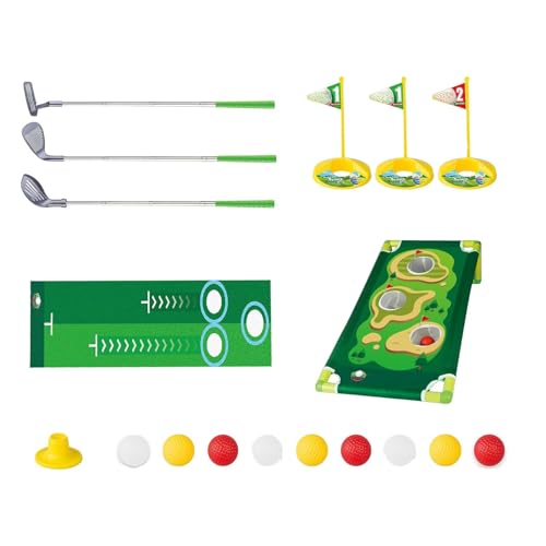 Jlobnyiun Golfspielzeug-Set für Golfspielzeugset - verstellbarer einziehbarer Golfclub mit Golfmatte | einziehbare Sportspielzeug-Golfspiele inkl Jlobnyiun Golfspielzeug-Set für Golfspielzeugset - verstellbarer einziehbarer Golfclub mit Golfmatte | einziehbare Sportspielzeug-Golfspiele inkl von Jlobnyiun