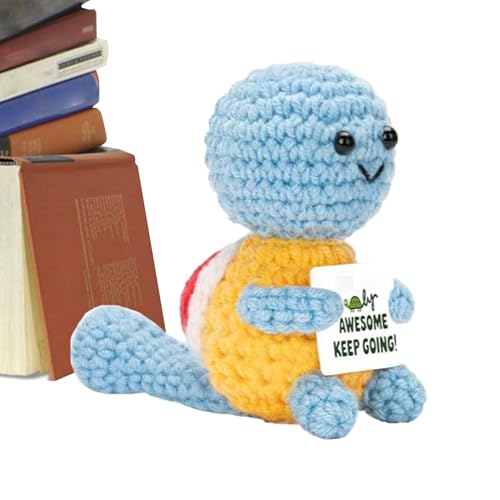 Jlobnyiun Häkelschildkröte | inspirierende motivierende Puppe | niedliche Dekoration für Haus, Geburtstag, Lehrer, Freunde, Frauen und Männer Jlobnyiun Häkelschildkröte | inspirierende motivierende Puppe | niedliche Dekoration für Haus, Geburtstag, Lehrer, Freunde, Frauen und Männer von Jlobnyiun