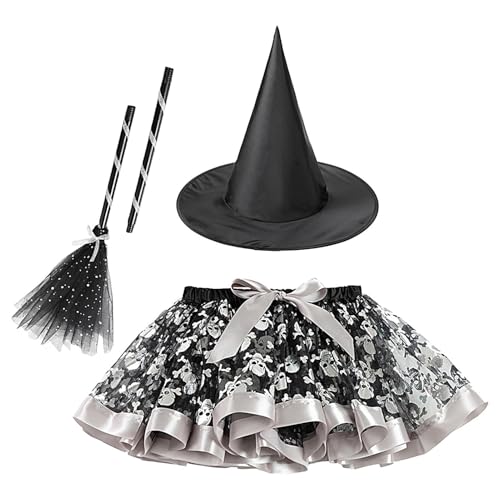 Jlobnyiun Hexenkostüm Mit Hut Und Besen, Hexenkleid Für Mädchen - Kleinkind-Halloween-Verkleidung | Faschingskostüm Für Kleinkinder Mit Hut Und Besen Für Cosplay, Karneval Jlobnyiun Hexenkostüm Mit Hut Und Besen, Hexenkleid Für Mädchen - Kleinkind-Halloween-Verkleidung | Faschingskostüm Für Kleinkinder Mit Hut Und Besen Für Cosplay, Karneval von Jlobnyiun