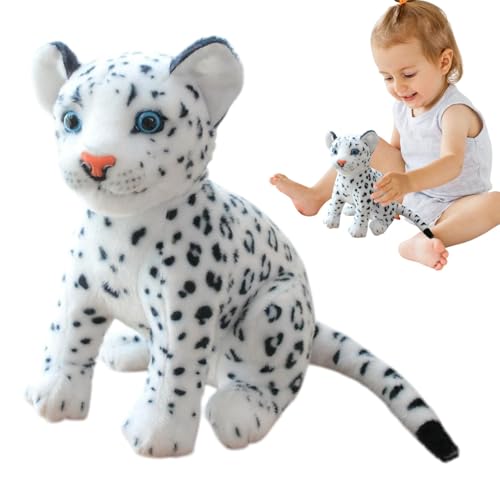 Jlobnyiun Leoparden-Plüschtier, Schneeleoparden-Plüschtiere – niedliches Leoparden-Plüschspielzeug, Plüschtiere für weiche Puppen, Schneeleopard, Zimmerdekorationen für Ra Jlobnyiun Leoparden-Plüschtier, Schneeleoparden-Plüschtiere – niedliches Leoparden-Plüschspielzeug, Plüschtiere für weiche Puppen, Schneeleopard, Zimmerdekorationen für Ra von Jlobnyiun