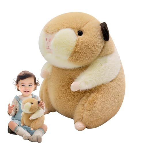 Jlobnyiun Niedliches Plüschspielzeug, Hamster-Plüschspielzeug aus Plüsch, realistisch, zum Kuscheln, 40,6 cm, Dekoration für Jungenzimmer von Jlobnyiun