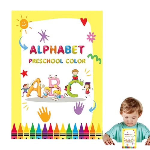Jlobnyiun Notizbuch zum Zeichnen der Buchstaben – Lernheft des Alphabets wiederverwendbar – Lernspielzeug für Jungen und Mädchen in der Kindergarten von Jlobnyiun