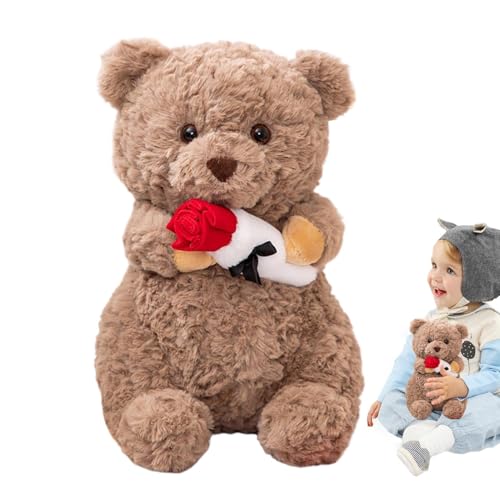 Jlobnyiun Plüschtier Bär – Plüschtiere Bär Valentinstag aus Plüsch Plüschtiere Spielzeug | Süßer weicher Teddybär für Sie, Freundin, Ihn, Klein Jlobnyiun Plüschtier Bär – Plüschtiere Bär Valentinstag aus Plüsch Plüschtiere Spielzeug | Süßer weicher Teddybär für Sie, Freundin, Ihn, Klein von Jlobnyiun