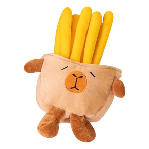 Jlobnyiun Plüschtier Pommes Capybara – Capybara aus Plüsch, Taschen-Charme aus weichem Pommes | Schlüsselanhänger mit niedlichem Plüschtier, tragbares Mode-Accessoire für Jungen und Mädchen Jlobnyiun Plüschtier Pommes Capybara – Capybara aus Plüsch, Taschen-Charme aus weichem Pommes | Schlüsselanhänger mit niedlichem Plüschtier, tragbares Mode-Accessoire für Jungen und Mädchen von Jlobnyiun