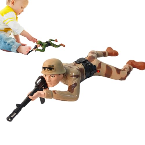 Jlobnyiun Soldat Actionfigur - Boy Adventure Model, Light Sound Gear | Realistisch mit flexiblen Gelenken und Kampfzubehör, Spielzeug für kreative Rollenspiele Kampfsimulationsspiele Kinder von Jlobnyiun