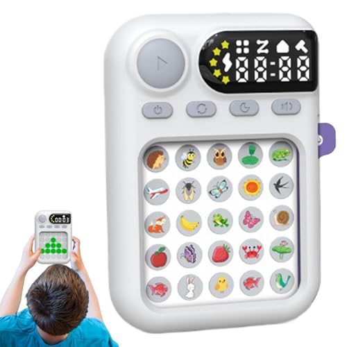 Jlobnyiun Spiele für Kinder, tragbare Spielkonsolen, wiederaufladbar, mentales Spiel mit 80 Problemkarten, Familienspiele, Reisespielzeug für und Mädchen Jlobnyiun Spiele für Kinder, tragbare Spielkonsolen, wiederaufladbar, mentales Spiel mit 80 Problemkarten, Familienspiele, Reisespielzeug für und Mädchen von Jlobnyiun