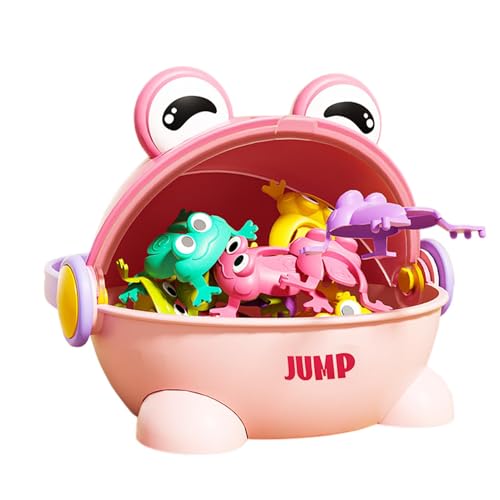 Jlobnyiun Springendes Froschspielzeug für Kinder, springendes Froschspielzeug für – lustiges springendes Krötenspielzeug für Mädchen mit Fingerdruck, Puz zum Befüllen von Fria-Beuteln Jlobnyiun Springendes Froschspielzeug für Kinder, springendes Froschspielzeug für – lustiges springendes Krötenspielzeug für Mädchen mit Fingerdruck, Puz zum Befüllen von Fria-Beuteln von Jlobnyiun
