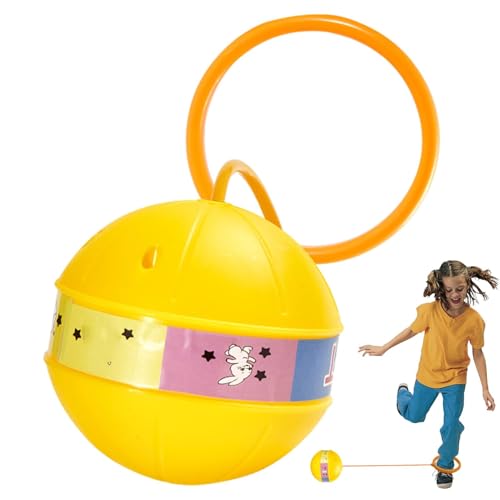 Jlobnyiun Sprungball am Knöchel – aufblasbares Springspielzeug, leuchtender Springball | Springball am Knöchel leuchtend bis hoch, interaktive Übung für leuchtende Hüpfbälle von Jlobnyiun