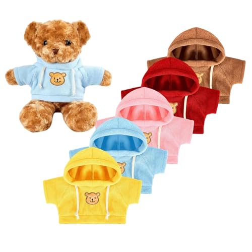 Jlobnyiun Teddybär, Plüschbär | Tiere bis 30,5 cm mit 5 Kleidern – Tier Bär in Form eines , niedlicher Teddybär aus Plüsch, flauschiger Torso für von Jlobnyiun