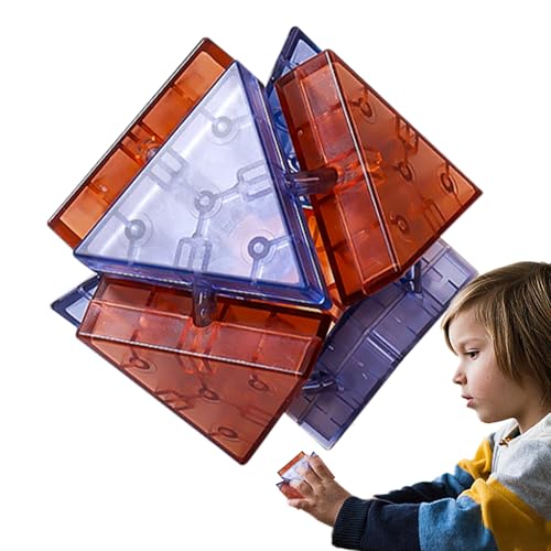 Jlobnyiun Verriegelungs-Puzzles für Verriegelungsspielzeug, Spielzeug zur Entwicklung der Motorik – Tragbares Schloss-Set, Lernspielzeug geeignet für Kinder ab 3 Jahren von Jlobnyiun