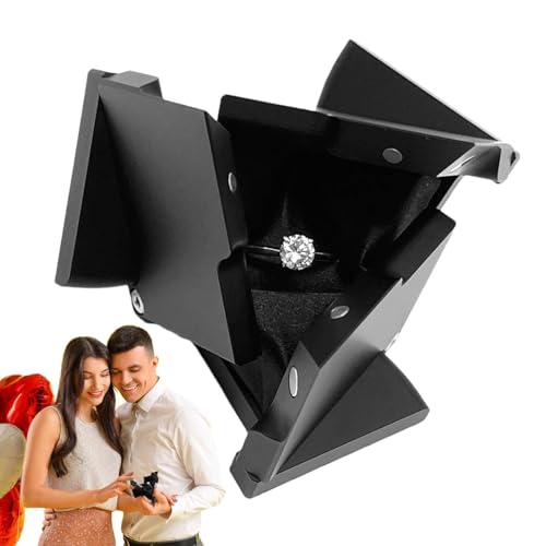 Jlobnyiun Würfel-Ringbox – Hochzeitsantragsbox, Schmuckaufbewahrungskoffer | Dynamischer Ringhalter aus Aluminiumlegierung, rotierender dynamischer Würfelring, Mehrzweck-Kinetakubes-Ring-Box für Jlobnyiun Würfel-Ringbox – Hochzeitsantragsbox, Schmuckaufbewahrungskoffer | Dynamischer Ringhalter aus Aluminiumlegierung, rotierender dynamischer Würfelring, Mehrzweck-Kinetakubes-Ring-Box für von Jlobnyiun
