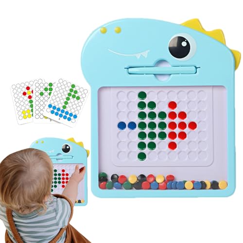 Magnetische Kritzelkarte – Toddler Anaity Perlen Draws Pad Touet | Magnetisches Zeichenbrett für Kinder ab 3 Jahren, Lernspaß für von Jlobnyiun