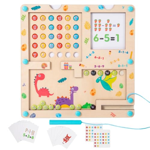 Magnetische Lerntafel | Gesellschaftsspiel zum Zählen | Brettspiel für Mathematik, Mathematik-Spiele für Lernspielzeug zum Lernen von Zahlen für Magnetische Lerntafel | Gesellschaftsspiel zum Zählen | Brettspiel für Mathematik, Mathematik-Spiele für Lernspielzeug zum Lernen von Zahlen für von Jlobnyiun
