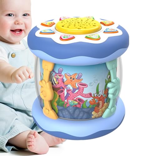 Musikspielzeug für Spielzeug, Trommel, Cartoon, niedlich, mit Licht und Musik – pädagogisches Instrumentenspielzeug, multifunktionales Handtrommelspielzeug Musikspielzeug für Spielzeug, Trommel, Cartoon, niedlich, mit Licht und Musik – pädagogisches Instrumentenspielzeug, multifunktionales Handtrommelspielzeug von Jlobnyiun