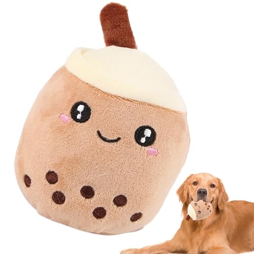 Niedliche Milchtee-Plüschtiere – Plüsch-Milchtee-Spielzeug, Bubble Tea Plüschtier | Einzigartiges Katzenplüschtier, kleines Bubble Tea Spielzeug für Katzen ab von Jlobnyiun