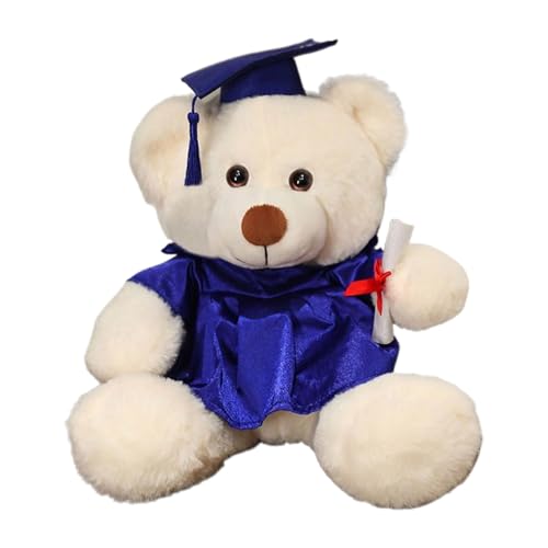 Plüschtiere Plüschtiere - Graduierungspuppe aus Plüsch, weicher und bequemer Plüsch | Tragbares Bärenspielzeug für Sofa, Bett, Tisch, Auto, Fensterdekoration, Geschenk Plüschtiere Plüschtiere - Graduierungspuppe aus Plüsch, weicher und bequemer Plüsch | Tragbares Bärenspielzeug für Sofa, Bett, Tisch, Auto, Fensterdekoration, Geschenk von Jlobnyiun