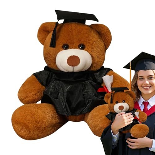Plüschtiere Plüschtiere - Graduierungspuppe aus Plüsch, weicher und bequemer Plüsch | Tragbares Bärenspielzeug für Sofa, Bett, Tisch, Auto, Fensterdekoration, Geschenk Plüschtiere Plüschtiere - Graduierungspuppe aus Plüsch, weicher und bequemer Plüsch | Tragbares Bärenspielzeug für Sofa, Bett, Tisch, Auto, Fensterdekoration, Geschenk von Jlobnyiun