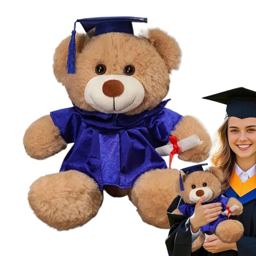 Plüschtiere Plüschtiere - Graduierungspuppe aus Plüsch, weicher und bequemer Plüsch | Tragbares Bärenspielzeug für Sofa, Bett, Tisch, Auto, Fensterdekoration, Geschenk Plüschtiere Plüschtiere - Graduierungspuppe aus Plüsch, weicher und bequemer Plüsch | Tragbares Bärenspielzeug für Sofa, Bett, Tisch, Auto, Fensterdekoration, Geschenk von Jlobnyiun