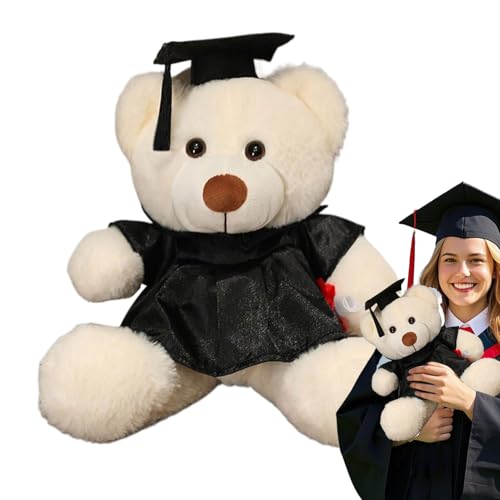 Plüschtiere Plüschtiere - Graduierungspuppe aus Plüsch, weicher und bequemer Plüsch | Tragbares Bärenspielzeug für Sofa, Bett, Tisch, Auto, Fensterdekoration, Geschenk Plüschtiere Plüschtiere - Graduierungspuppe aus Plüsch, weicher und bequemer Plüsch | Tragbares Bärenspielzeug für Sofa, Bett, Tisch, Auto, Fensterdekoration, Geschenk von Jlobnyiun